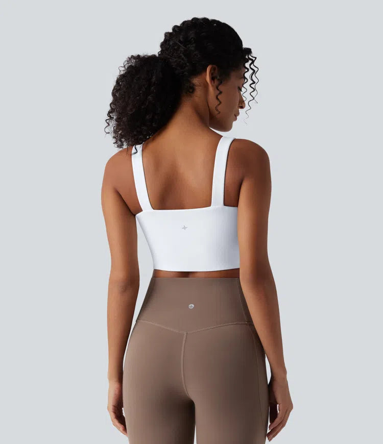 Halara UltraSculpt Low Support Push-Up Yoga Sports Bra DD-F Cups