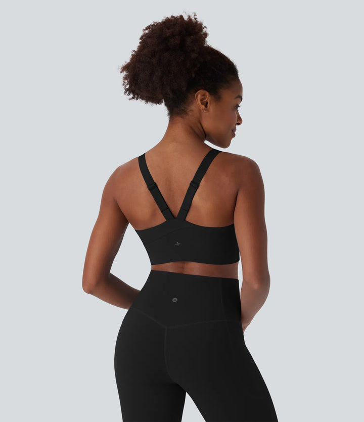 Halara UltraSculpt Medium Support Training Sports Bra DD-F Cups