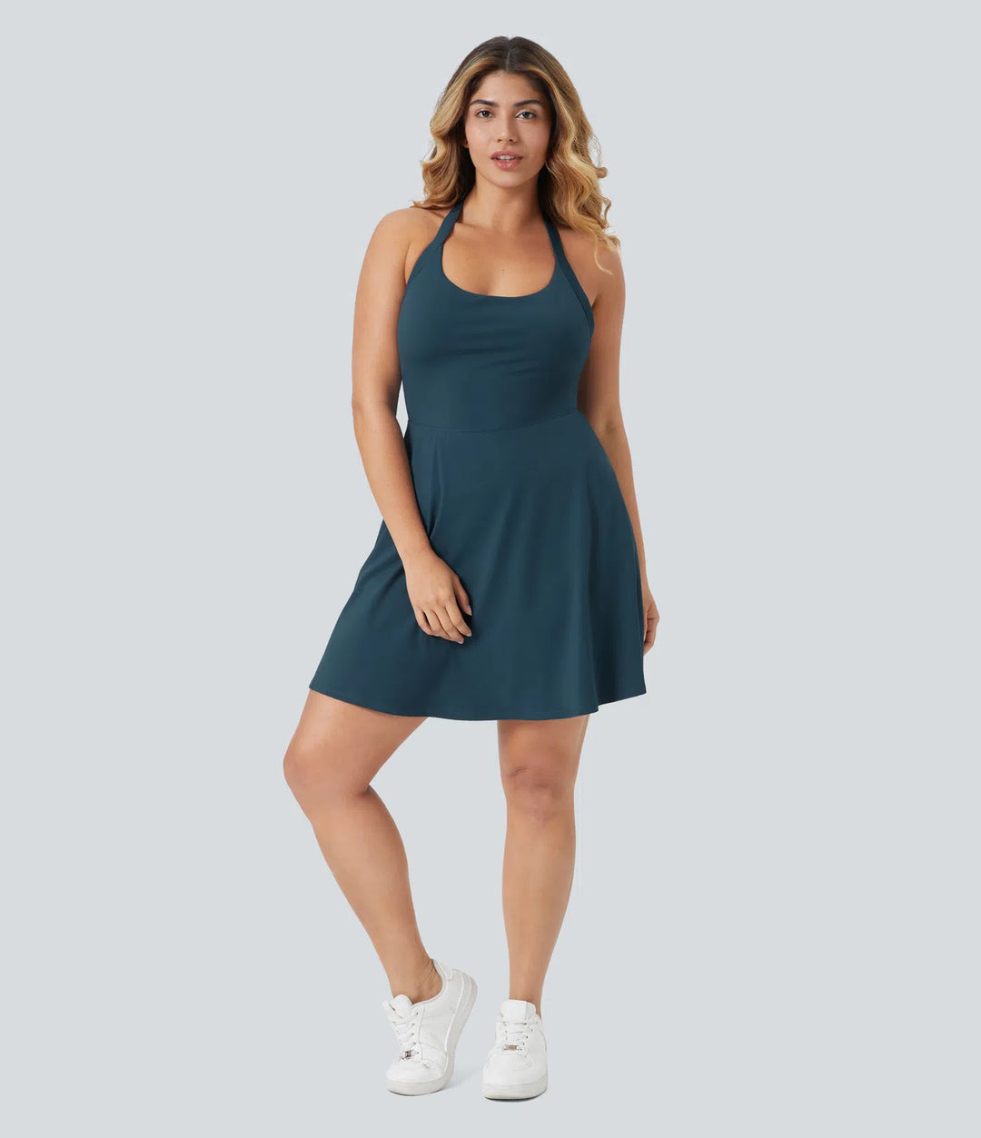 Flare Dance Plus Size Active Dress-Longer Length-Easy Peezy Edition