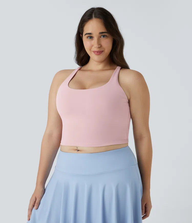 Cropped Yoga Plus Size Tank Top