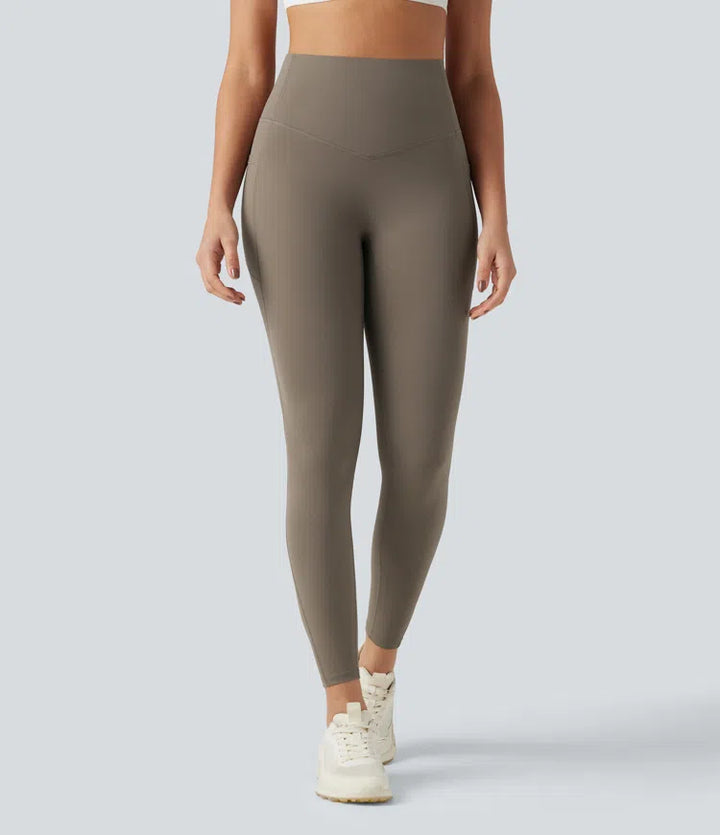Halara UltraSculpt High Waisted Tummy Control Pocket Shaping Training Leggings