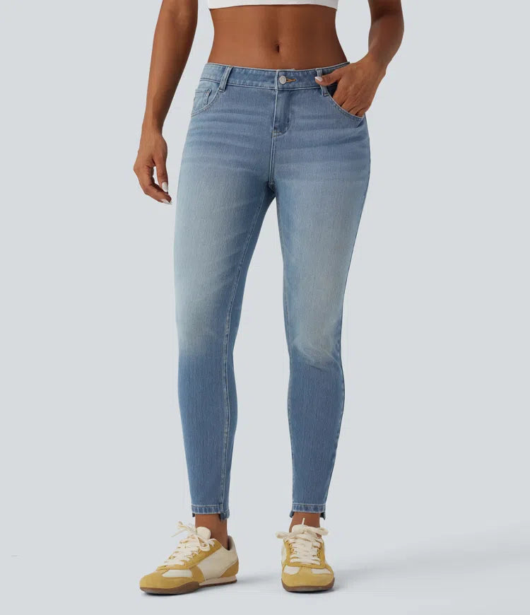 Halara Flex Low Rise Casual Skinny Jeans with Pockets