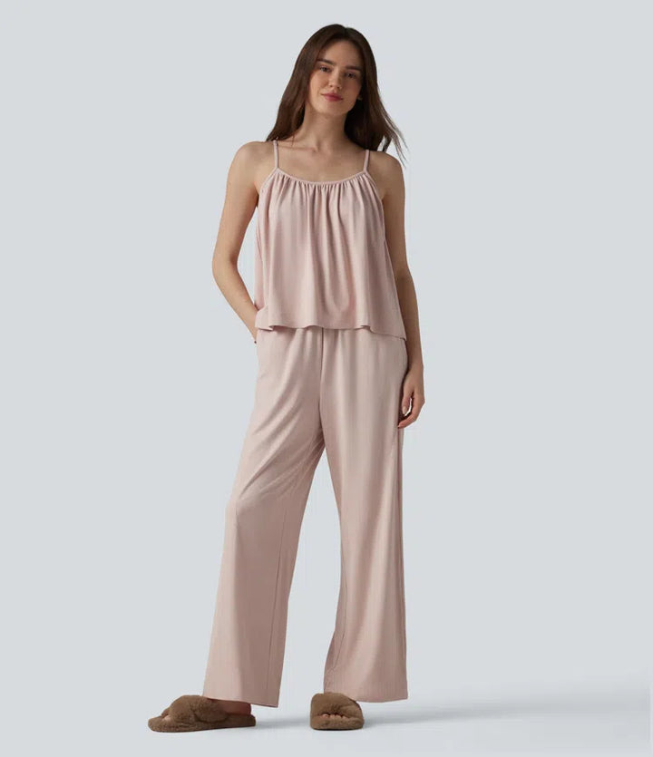 Draped Lounge Tank Top