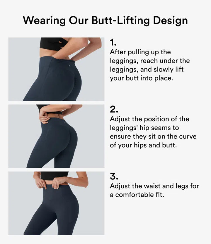 Halara UltraSculpt High Waisted Scrunch Butt Lifting Tummy Control Pocket Shaping Training Leggings