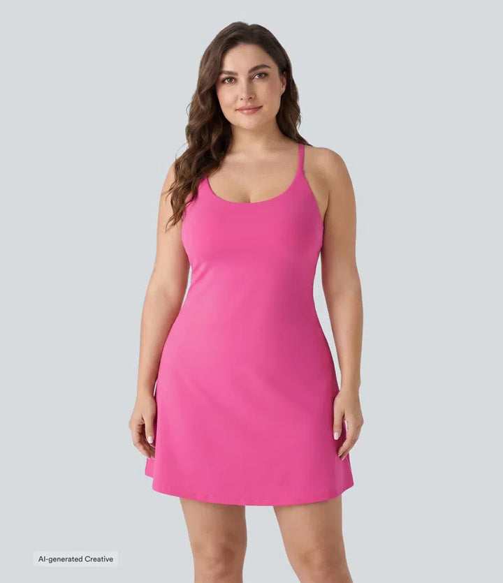 SoftlyZero Plush Active Plus Size Dress-Longer Length-Easy Peezy Edition