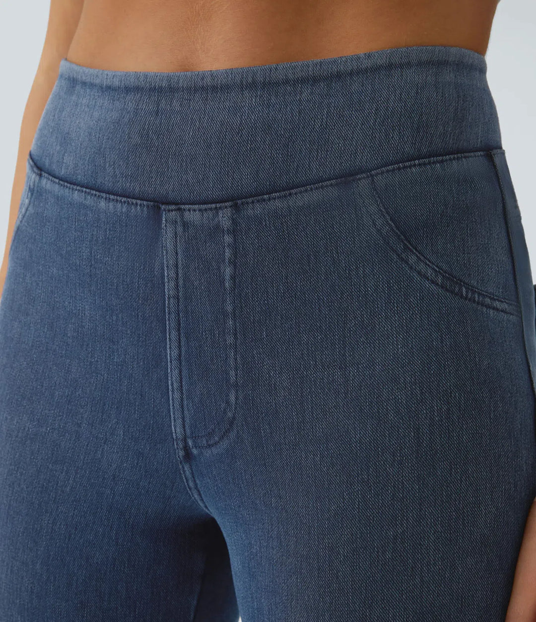 Halara Flex High Waisted Pocket Denim Casual Leggings