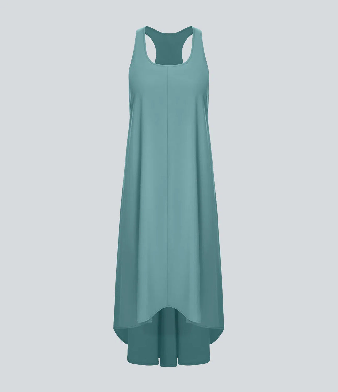 Breezeful RacerPocket High Low Flowy Midi Quick Dry Casual Dress