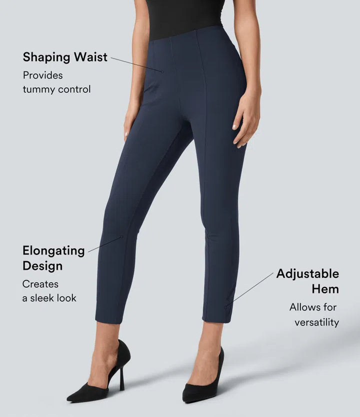 Halara Flex High Waisted Tummy Control Adjustable Hem Work 7/8 Pants