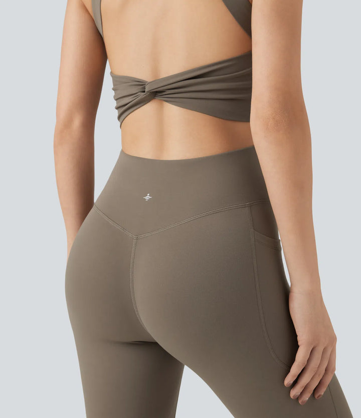 Halara UltraSculpt Tummy Control Training Jumpsuit with Pockets-Easy Peezy Edition