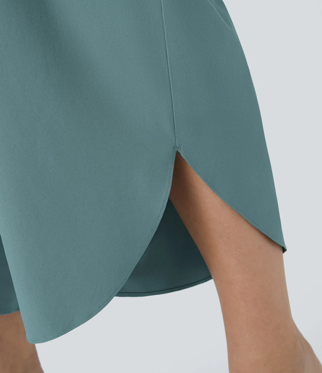 Breezeful High Waisted Crossover Pocket Quick Dry Plus Size Pants