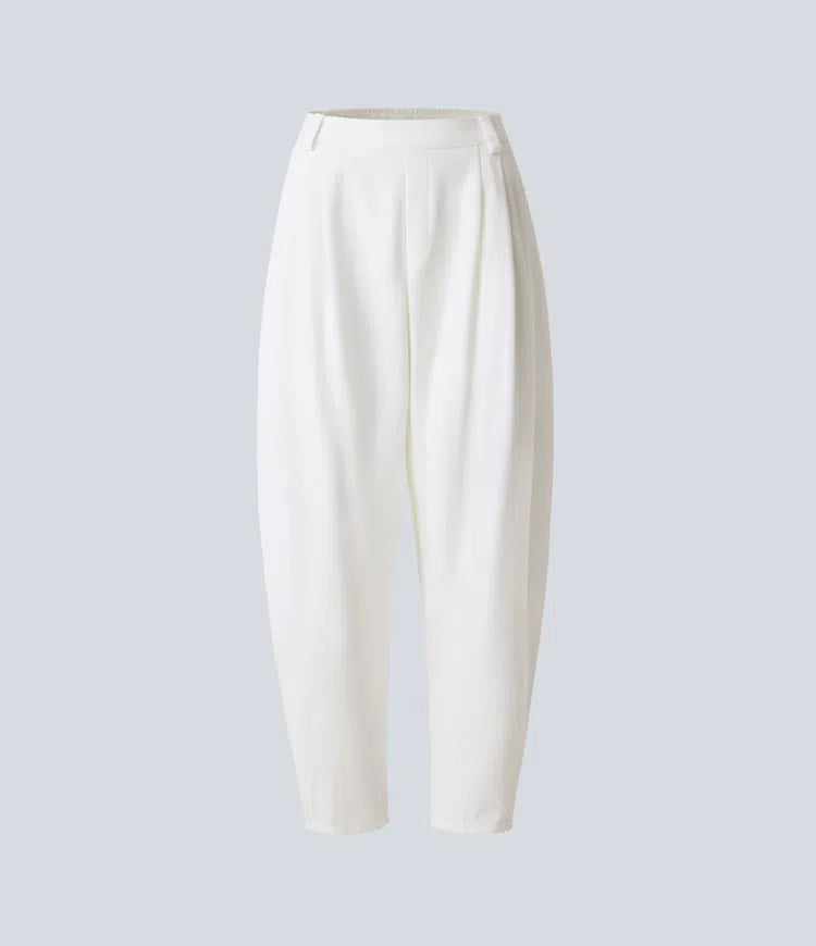 Mid Rise Pocket Barrel Leg Baggy Work Pants