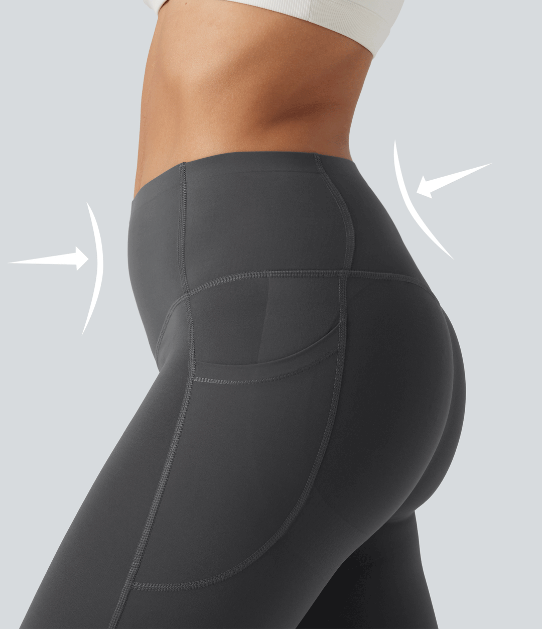 Halara UltraSculpt High Waisted Butt Lifting Tummy Control Pocket Shaping Workout Leggings