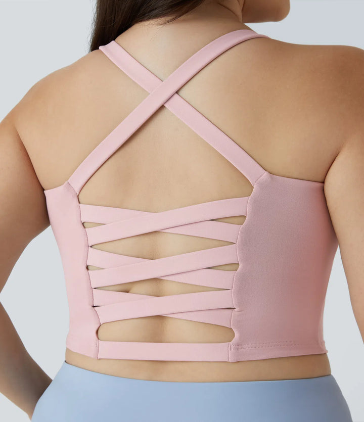 Cropped Yoga Plus Size Tank Top