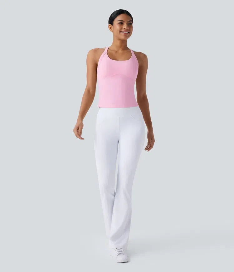 SoftlyZero Plush Cut Out Yoga Tank Top A-D Cups