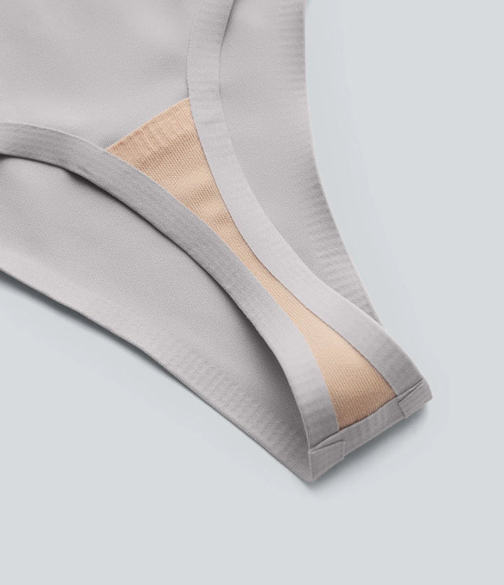 High Waisted Seamless Thong