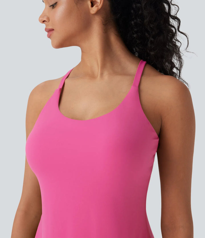 SoftlyZero Plush Active Dress-Longer Length-Easy Peezy Edition DD-F Cups