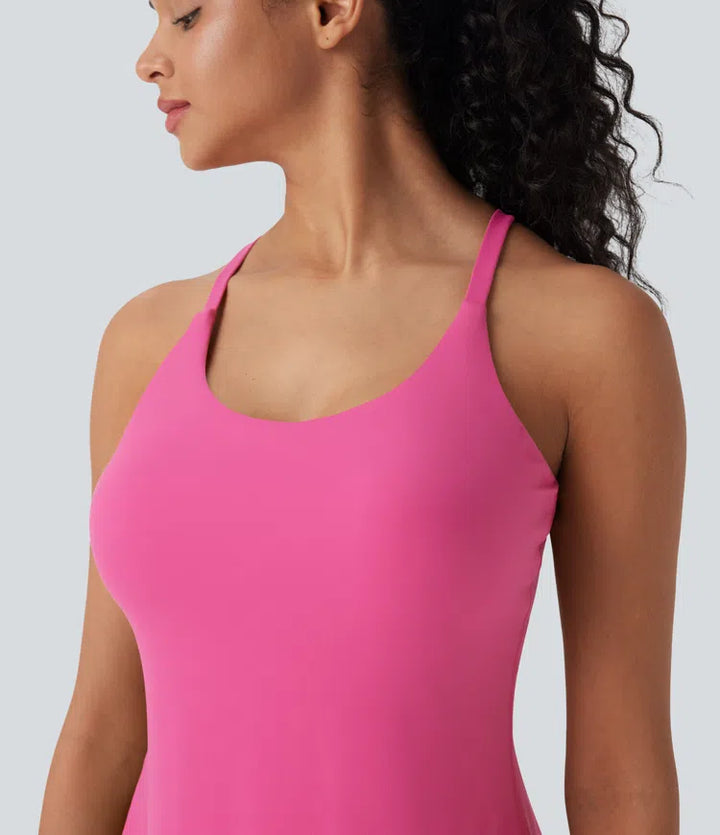 SoftlyZero Plush Active Dress-Longer Length-Easy Peezy Edition DD-F Cups
