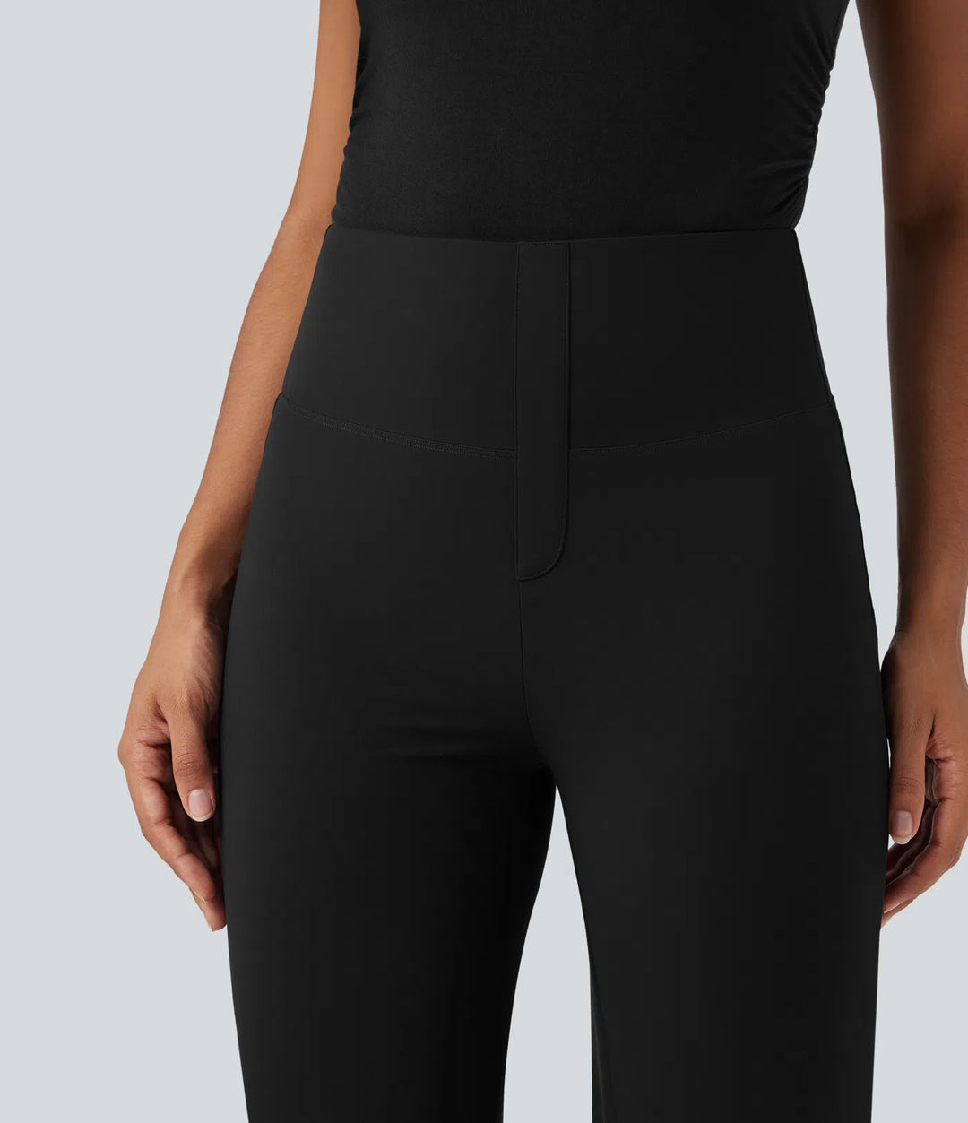 Halara UltraSculpt High Waisted Tummy Control Straight Leg Work Pants with Pockets