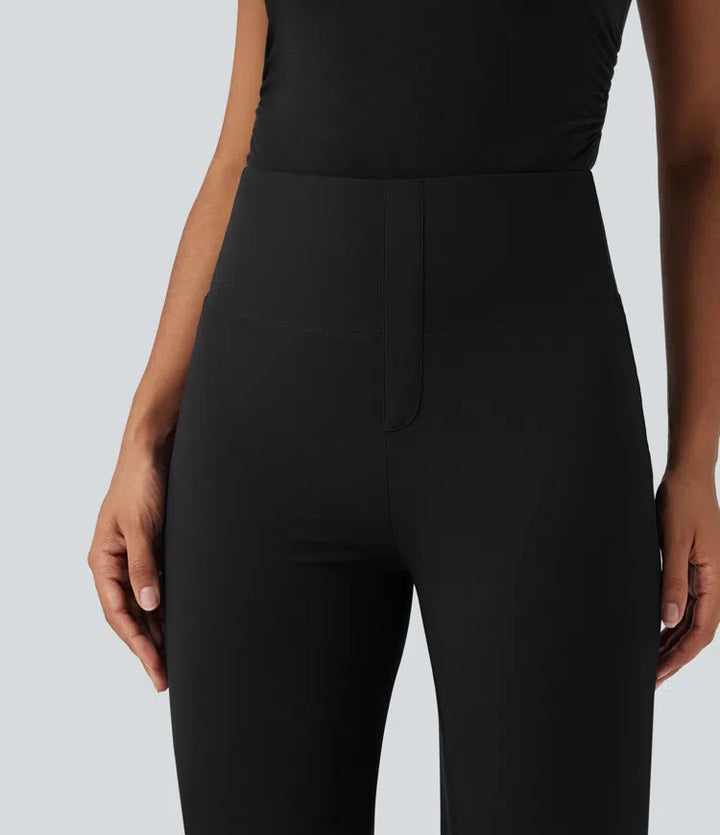 Halara UltraSculpt High Waisted Tummy Control Straight Leg Work Pants with Pockets