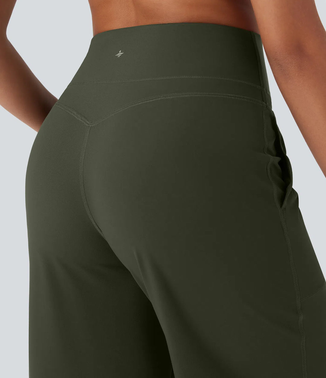 Halara UltraSculpt High Waisted Tummy Control Straight Leg Yoga Pants with Pockets