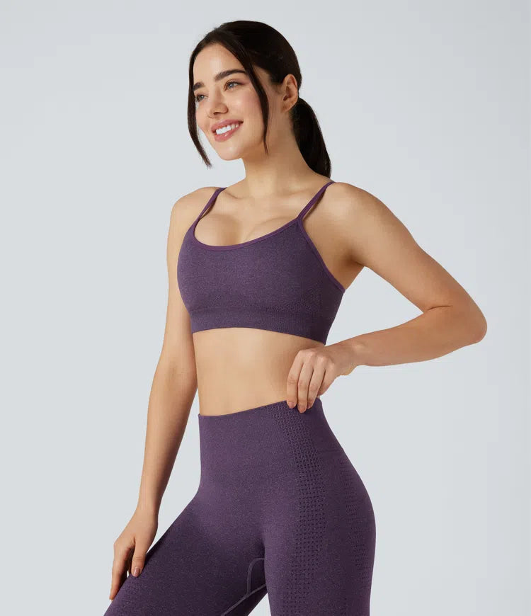 OneForm Seamless Flow Light Support U-Neck Yoga Sports Bra