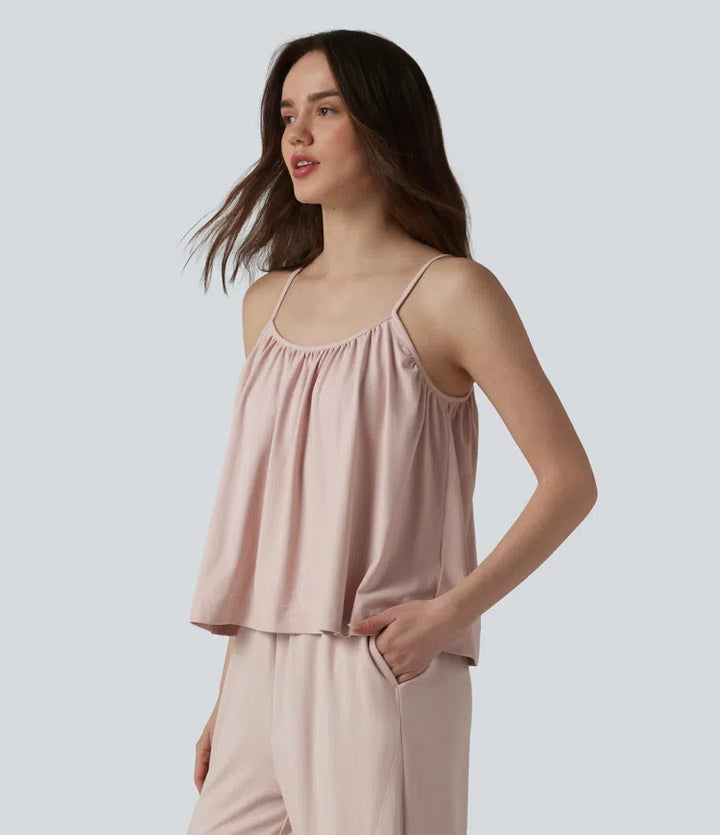 Draped Lounge Tank Top