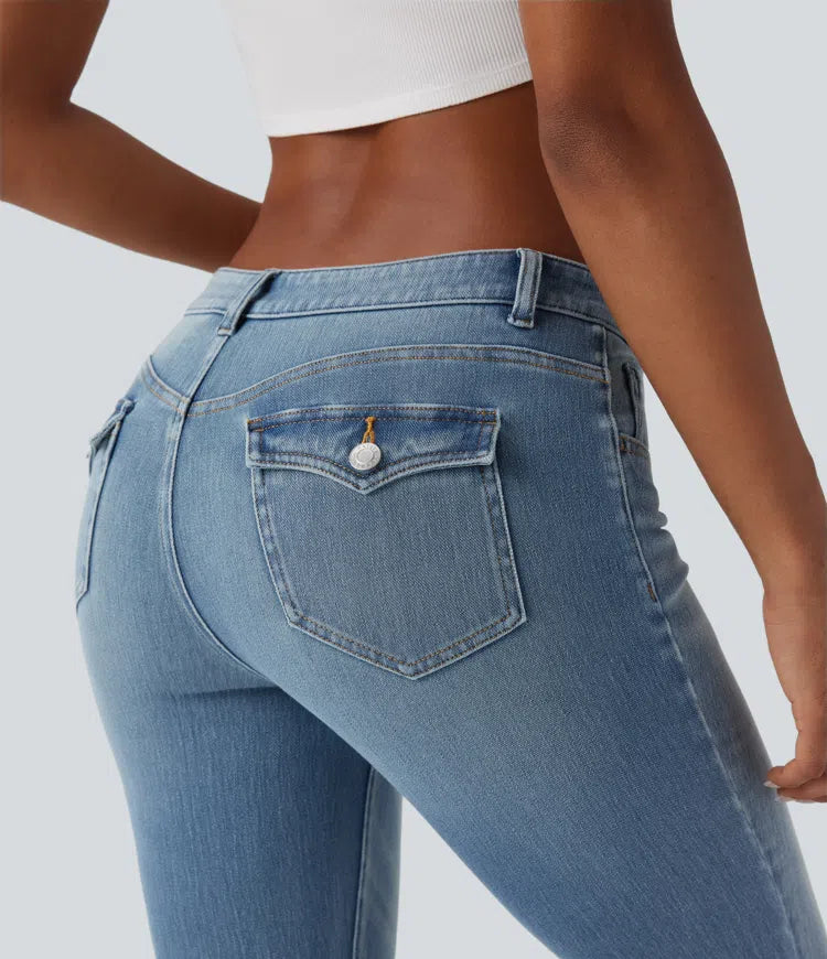 Halara Flex Low Rise Casual Skinny Jeans with Pockets