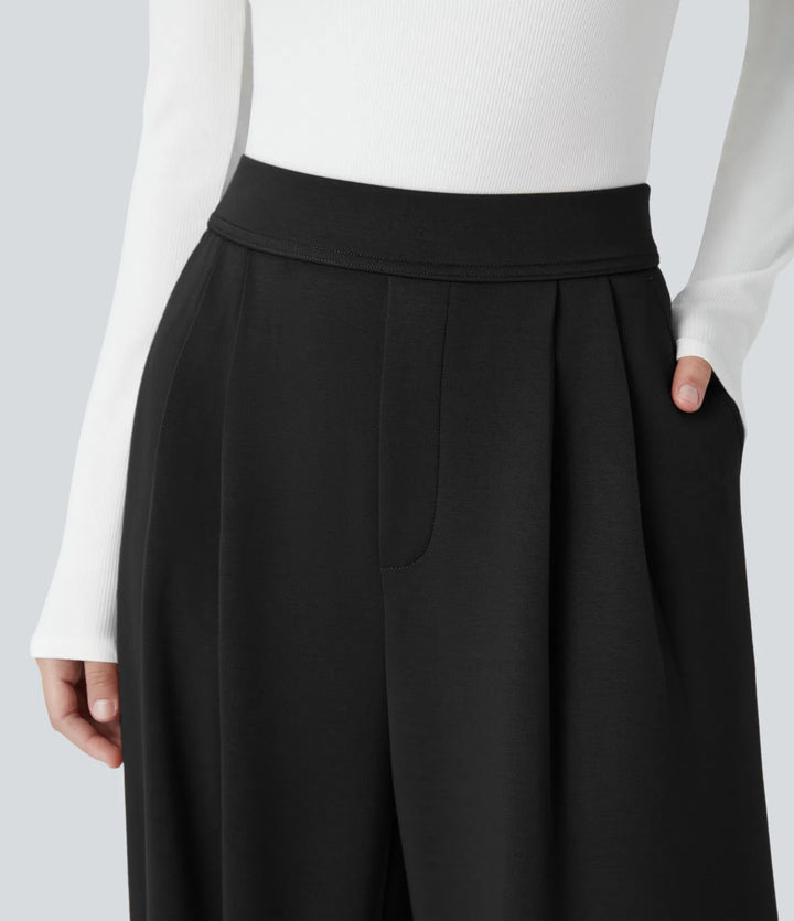 Halara Flex High Waisted Pocket Wide Leg Work Pants