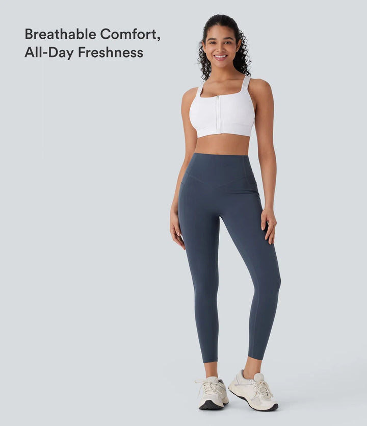 Halara UltraSculpt High Waisted Tummy Control Butt Lifting Ruched Pocket Shaping Yoga Leggings