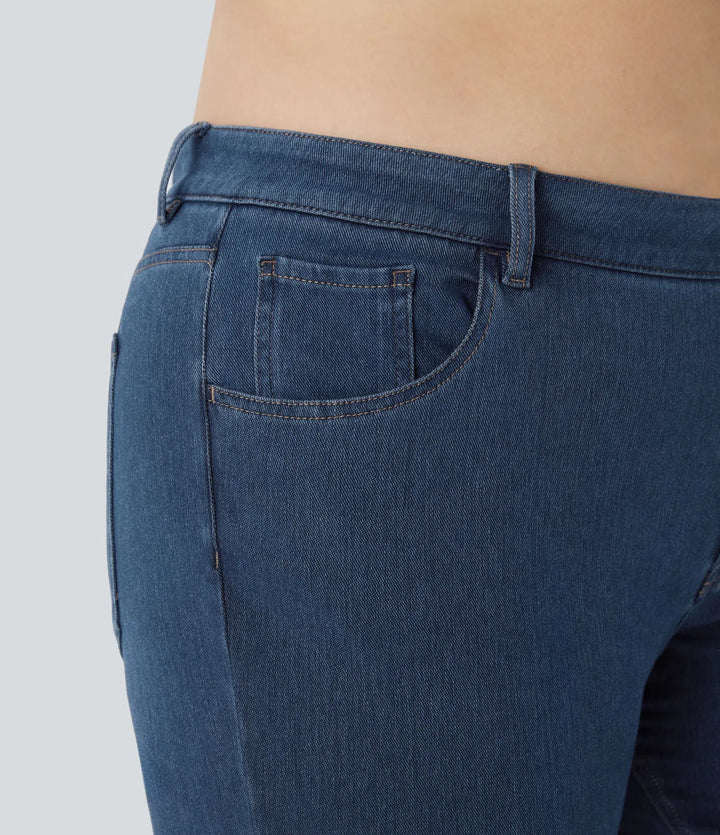 Halara Flex Mid Rise Pockets Casual Plus Size Jeans
