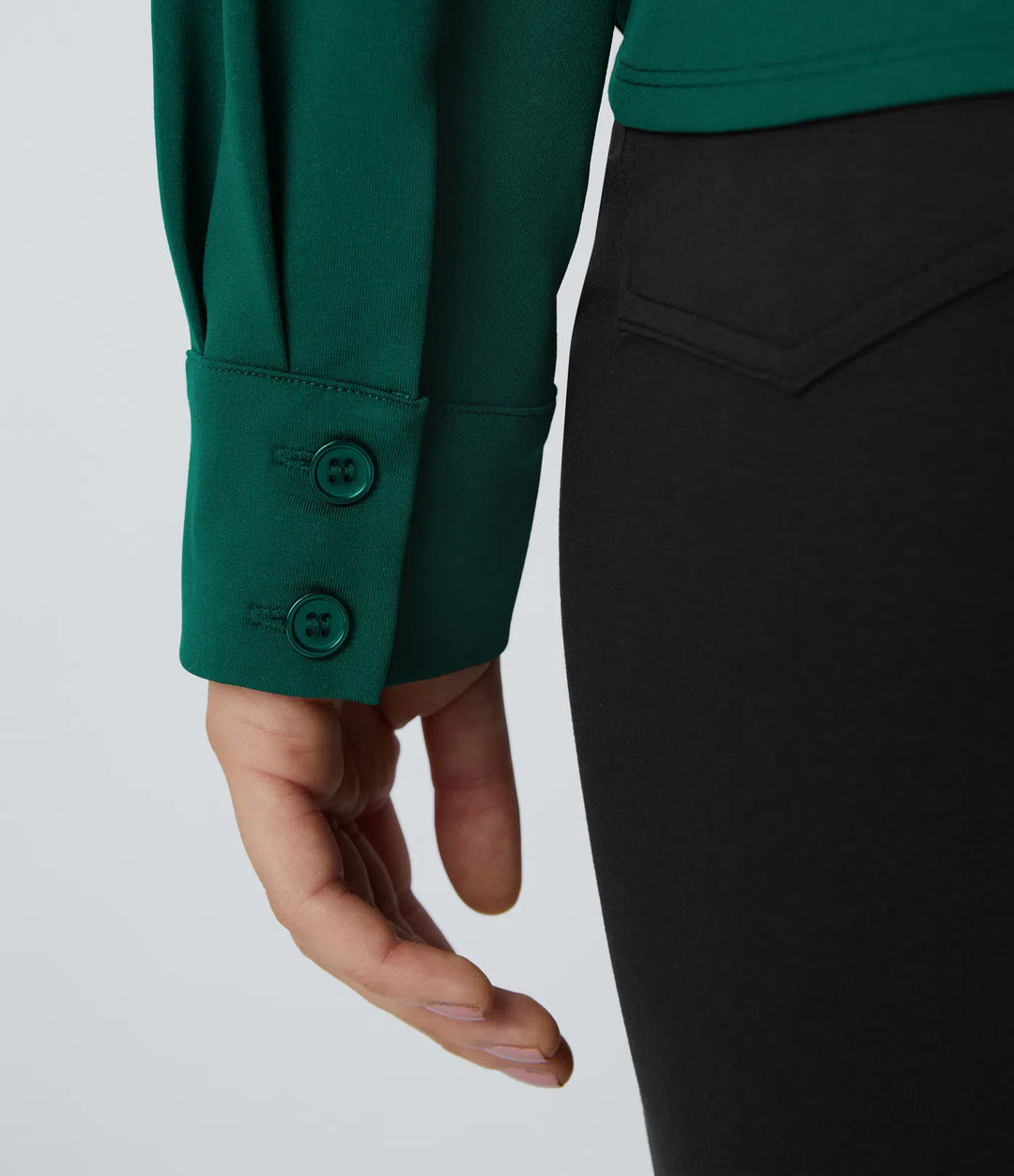 Crossover Long Sleeve Work Shirt