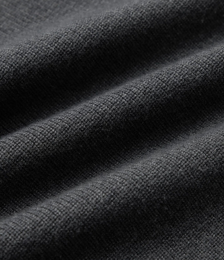 Boat Neck Batwing Long Sleeve Thumb Hole Work Sweater