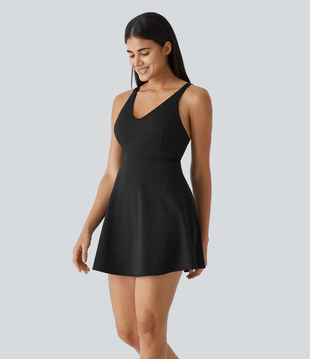 SoftlyZero Plush 2-Piece Pocket Dance Active Dress
