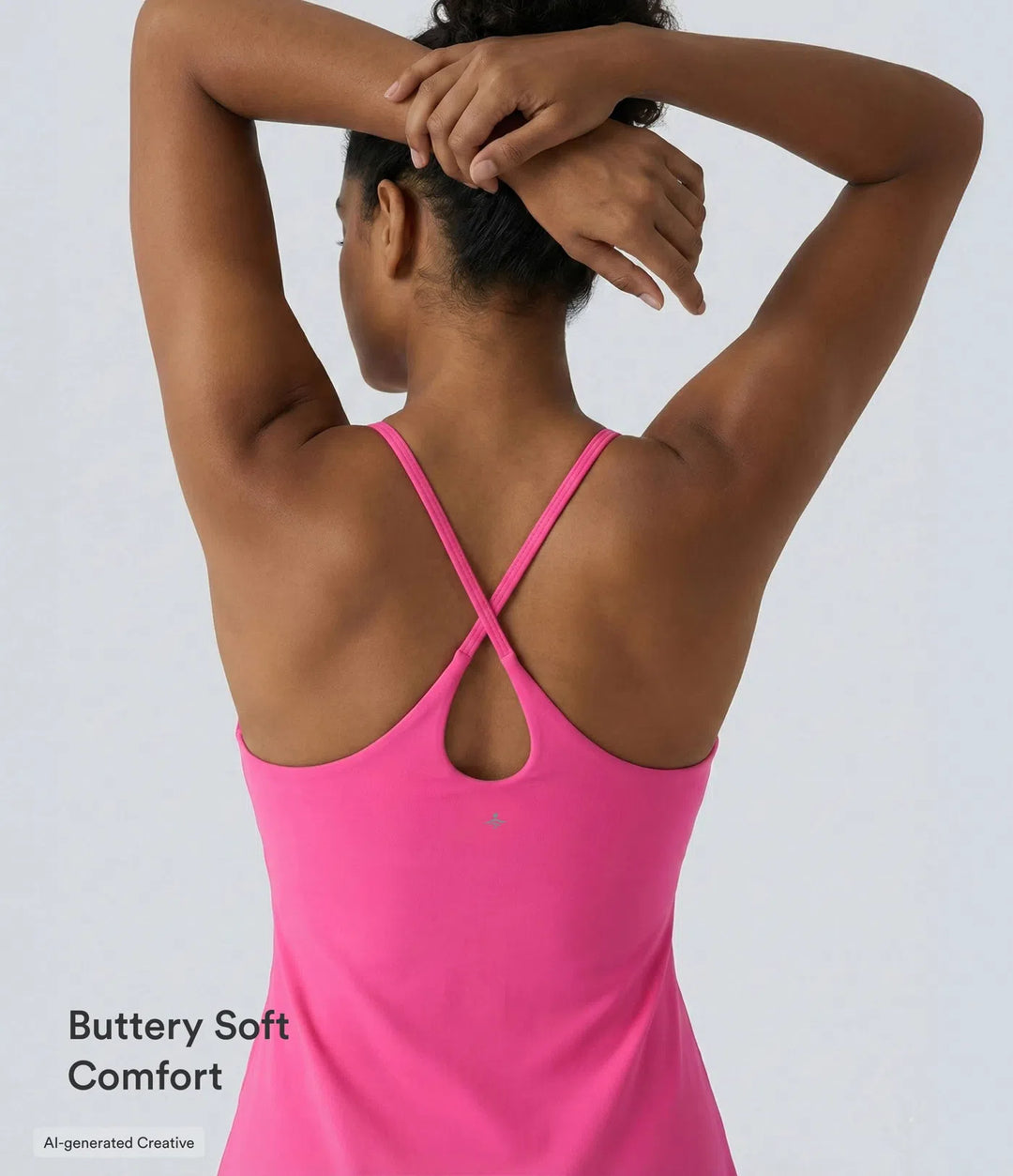 SoftlyZero Plush Backless Active Dress-Easy Peezy Edition