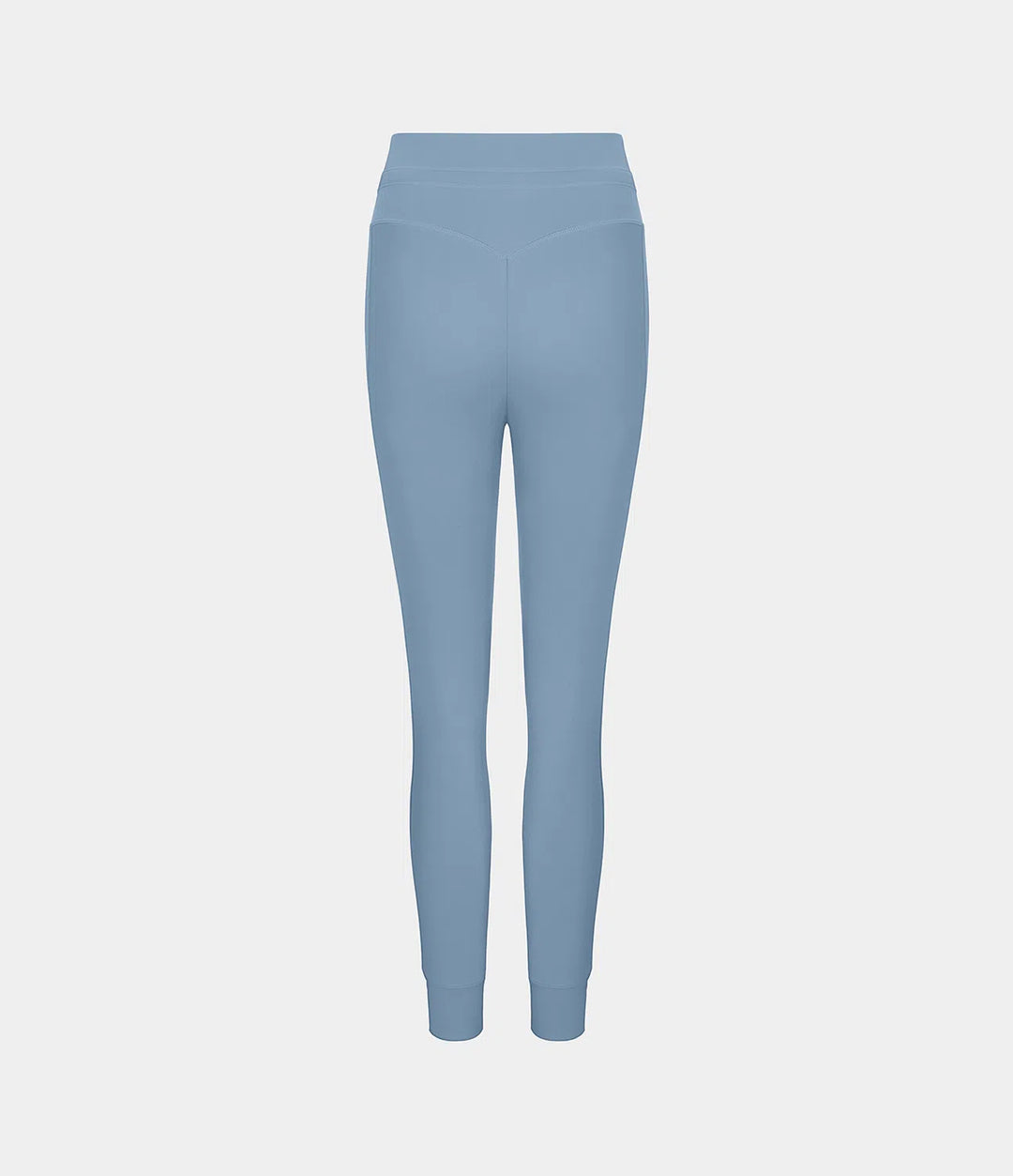 SoftlyZero Plush High Waisted Drawstring Pocket Plain Full Length Joggers