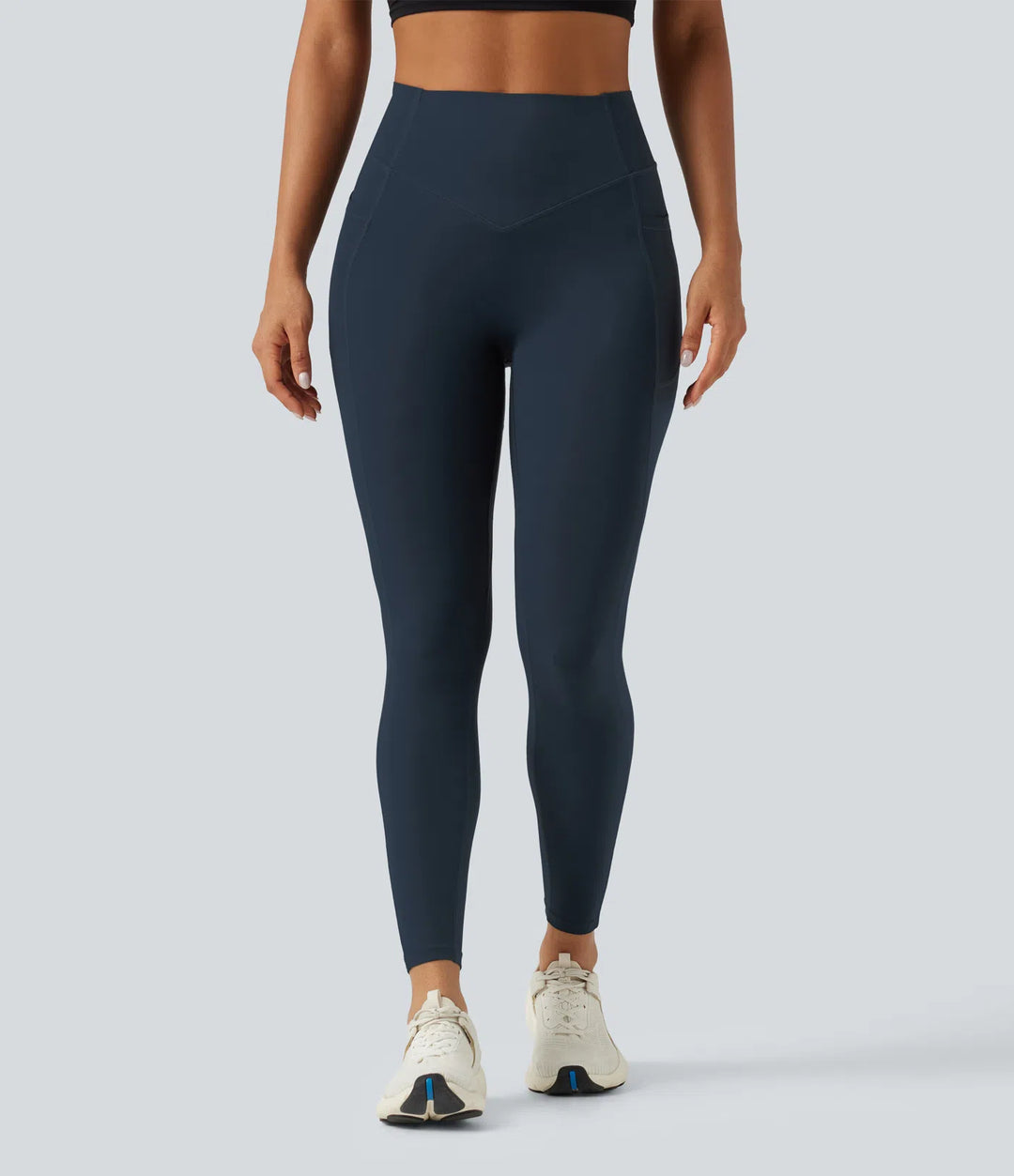 Halara UltraSculpt High Waisted Scrunch Butt Lifting Tummy Control Shaping Training Leggings with Pockets