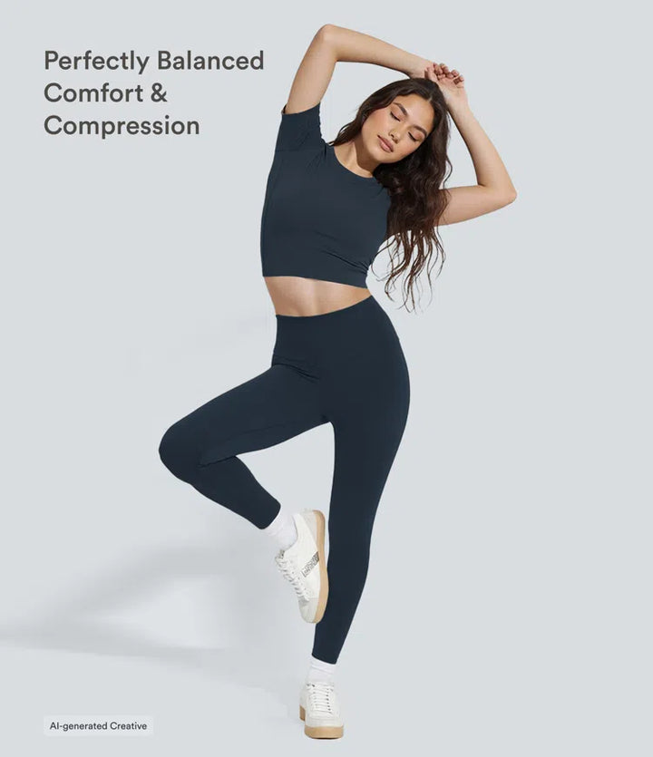 Halara UltraSculpt High Waisted Scrunch Butt Lifting Tummy Control Pocket Shaping Training Leggings