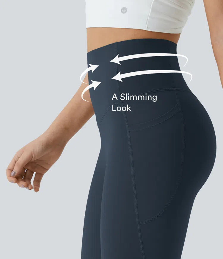 Halara UltraSculpt High Waisted Scrunch Butt Lifting Tummy Control Pocket Shaping Training Leggings