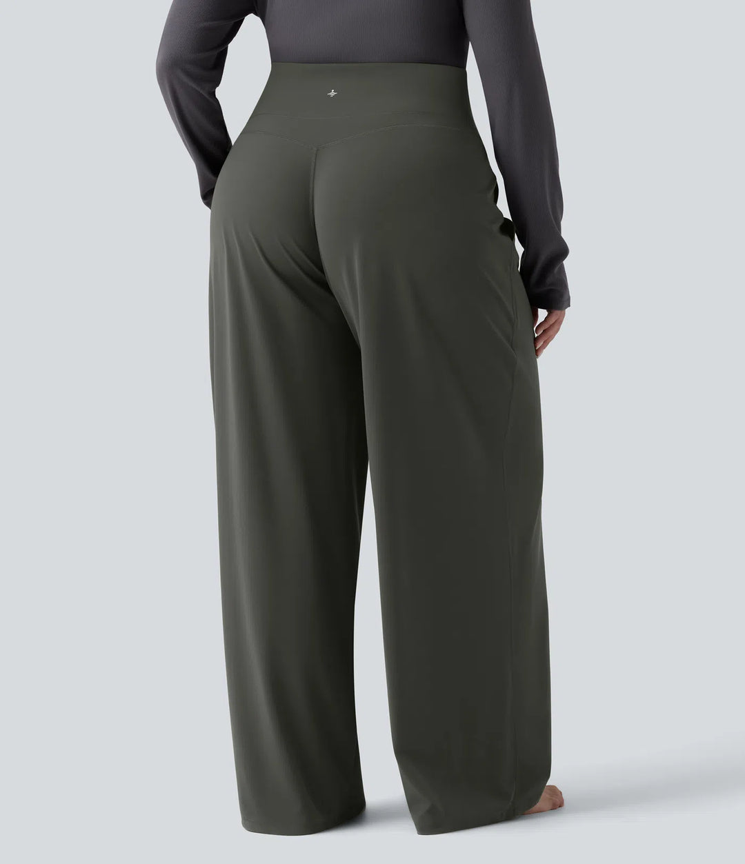 Halara UltraSculpt High Waisted Tummy Control Straight Leg Yoga Plus Size Pants with Pockets