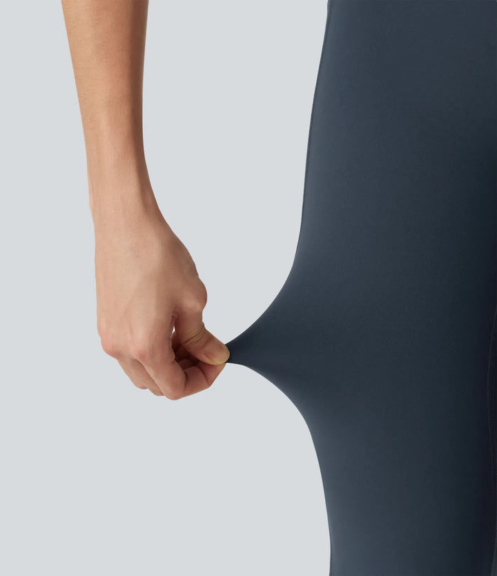 Halara UltraSculpt High Waisted Tummy Control Shaping Bootcut Yoga Leggings with Pockets