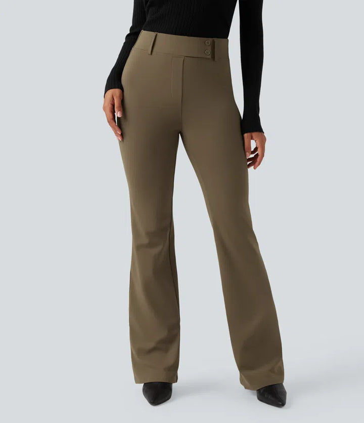 Halara Flex DayStretch High Waisted Flare Work Pants with Pockets