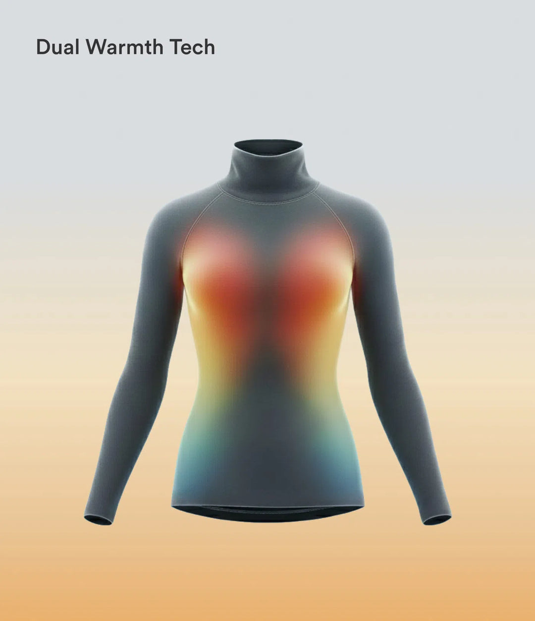 Halara HeatCore Turtleneck Long Sleeve Thumb Hole Casual Warming Top