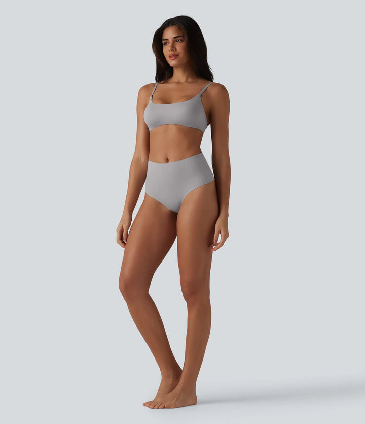 High Waisted Seamless Thong