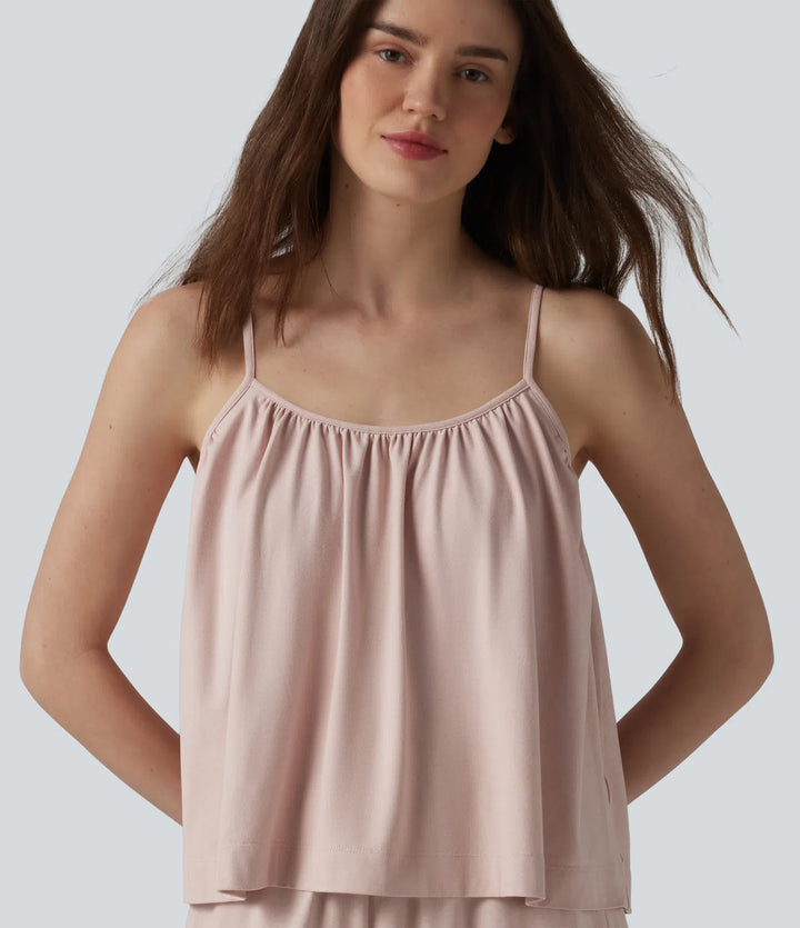 Draped Lounge Tank Top