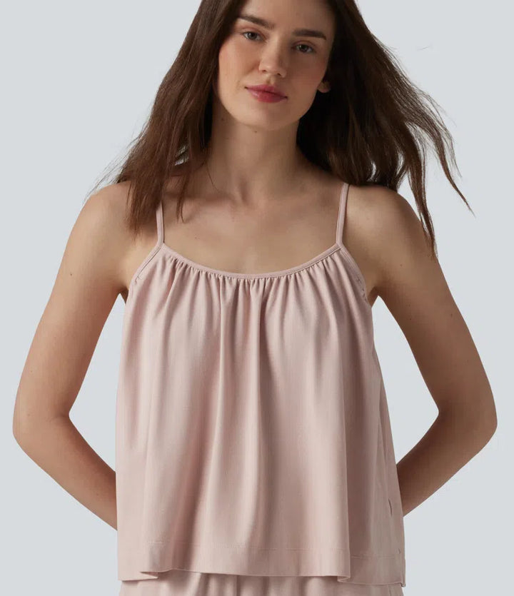 Draped Lounge Tank Top
